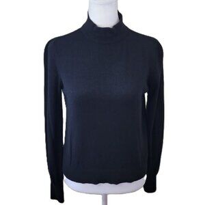 Topshop Black Knit Turtleneck Pullover Sweater Women's Size 4